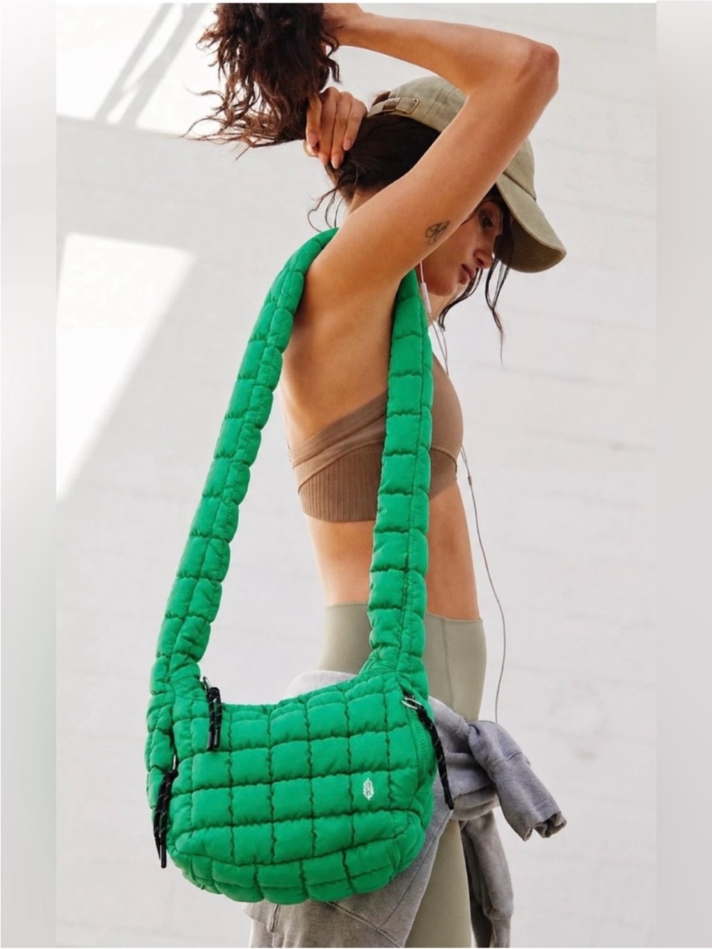 Free People Quilted Baby Carryall Sling Bag